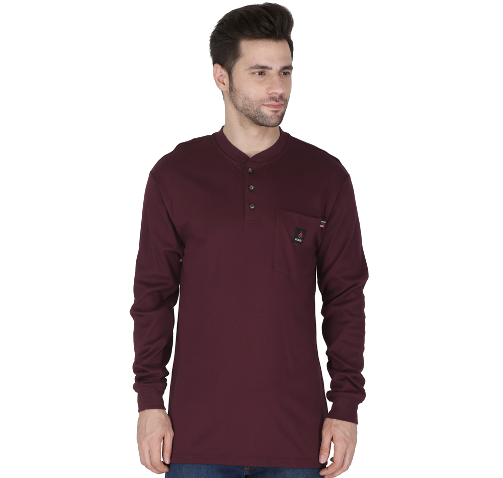 Picture of Forge FR MFRHNLY-004 MEN'S FR HENLEY